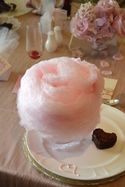Pink Bridal Shower Cotton Candy